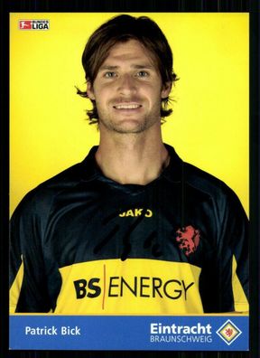 Patrick Bick Autogrammkarte Eintracht Braunschweig 2006/07 Original Si+ A 216358
