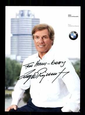Lepold Prinz von Bayern Motorsport Autogrammkarte Original Signiert + A 217487