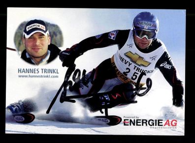 Hannes Trinkl Ski Alpine Autogrammkarte Original Signiert + A 217821