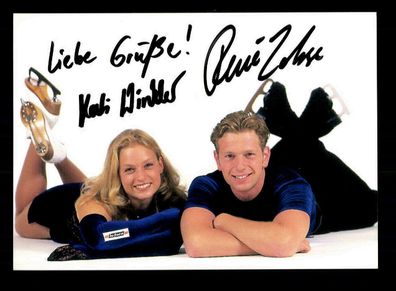 Rene Lohse und Kati Winkler Eiskunstlauf Original Signiert + A 217946