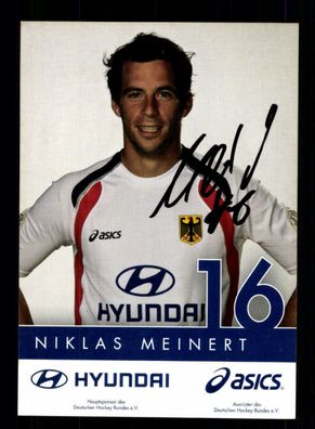 Niklas Meinert Autogrammkarte Hockey Nationalmannschaft Original Sign+ A 218070