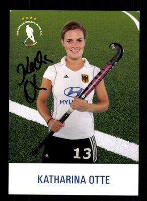 Katharina Otte Autogrammkarte Hockey Nationalmannschaft Original Sign+ A 218093