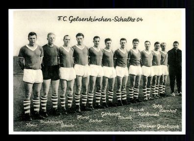 FC Schalke 04 Mannschaftskarte 1962-63