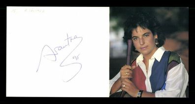 Arantxa Sanchez Vicario Tennis Autogrammkarte Original Signiert + A 217330