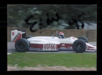 Eddie Cheever Formel 1 Fahrer 1978-1989 Foto Original Signiert + A 217503