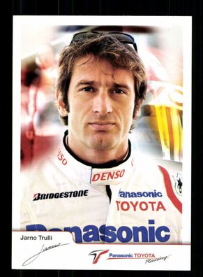 Jarno Trulli Formel 1 Weltmeister Autogrammkarte Druck Signiert + A 217552