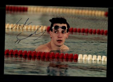 Torsten Spannberg Schwimmen Foto Original Signiert + A 217697