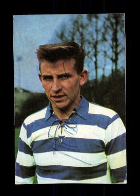 Manfred Müller MSV Duisburg 1965-66 Bergmann Sammelbild Original Sign+ A 217923