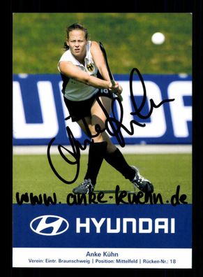Anke Kühn Autogrammkarte Hockey Nationalmannschaft 2006 Original Sign+ A 218045