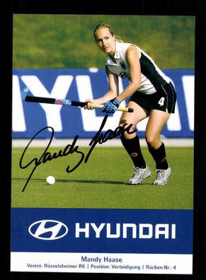 Mandy Haase Autogrammkarte Hockey Nationalmannschaft 2006 Original Sig+ A 218047