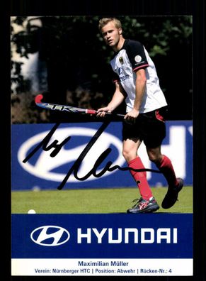 Maximilian Müller Autogrammkarte Hockey Nationalmannschaft 2007 Orig+ A 218054