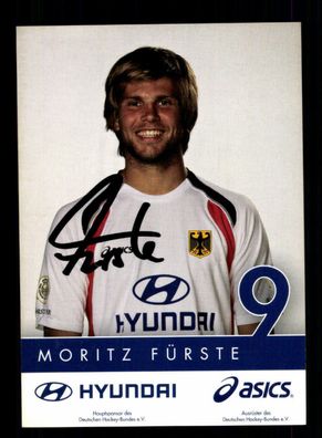 Moritz Fürste Autogrammkarte Hockey Nationalmannschaft Original Sign+ A 218063