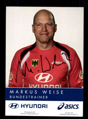Markus Weise Autogrammkarte Hockey Nationalmannschaft Original Sign + A 218075