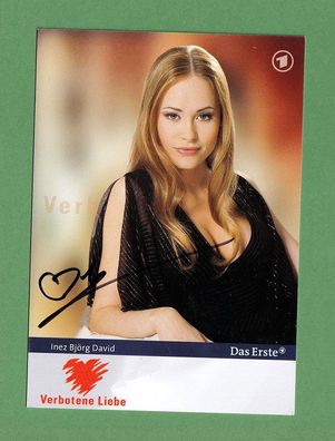 Inez Björg David ( Verbotene Liebe ) - persönlich signiert (2)