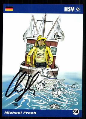 Michael Frech Autogrammkarte Hamburger SV 2003-04 2. Karte Original Sign + A 96320