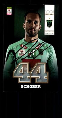 Wolfgang Schober Autogrammkarte Wacker Innsbruck Original Signiert + G 34463