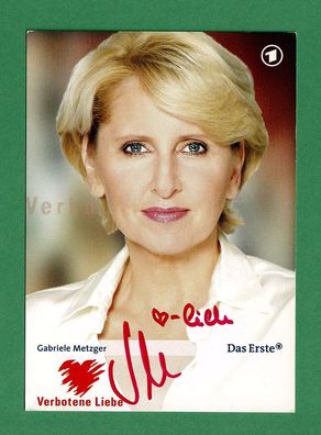 Gabriele Metzger ( Verbotene Liebe) persönlich signiert (2)