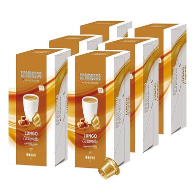 6 x Cremesso LUNGO Caramello Kaffeekapseln 96 St (6 x 16) Kapseln Kaffee NEU&OVP