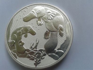 2$ 2020 Australien next generation Platypus Schnabeltier 2 Unzen 62,2g Silber