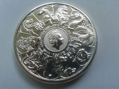 5£ 2021 5 Pfund 2021 Großbritannien Queens Beasts Completer coin 5 Pounds England