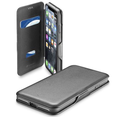 Cellularline Tasche für Apple iPhone 11 Pro Max BookCover SchutzHülle Case Bag
