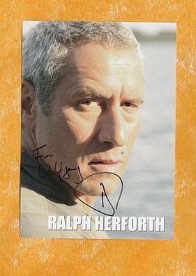 Ralph Herforth - persönlich signiert