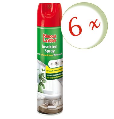 6 x NEXA LOTTE® Insekten Spray, 400 ml