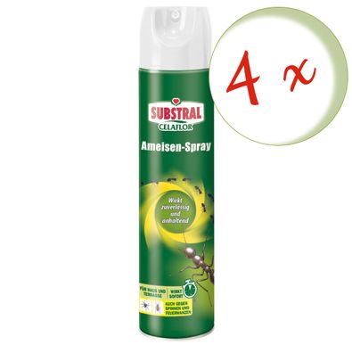 4 x Substral® Celaflor® Ameisen-Spray, 400 ml
