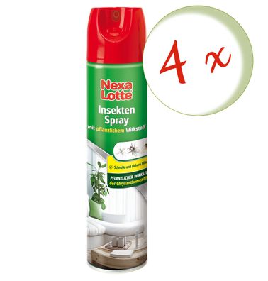 4 x NEXA LOTTE® Insekten Spray, 400 ml