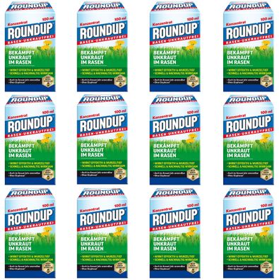 12 x Roundup® Rasen-Unkrautfrei, 100 ml