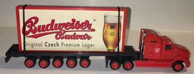 Werbetruck Budweiser Budvar Czech-Premium-Lager, Werbeschild, 20 cm, rot