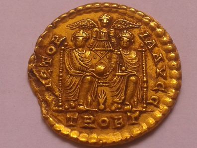 Byzanz Original AV Gold Solidus Valentinianus 364-375 n. Chr., ca, 4,42g Gold