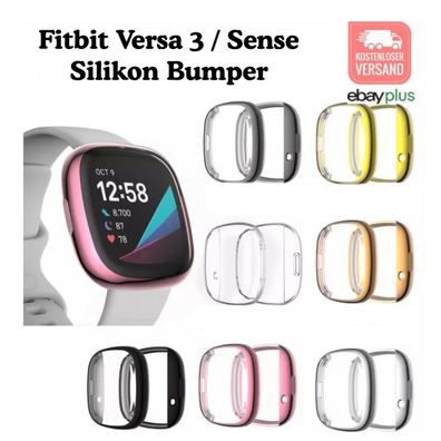 Schutzhülle Für Fitbit Versa 3 / Sense TPU Silikon Case farbig Ultra Slim weich