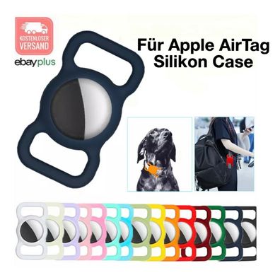 Apple AirTag Tierhalsband Anhänger Fallschutz Anhänger Hund Haustier Halsband
