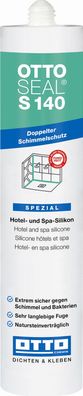 Ottoseal S140 310 ml Schwimmbad und Naturstein-Silicon mit Schimmel-Schutz