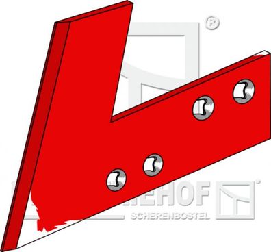 33.0012-15 - Anlagensech - rechts - zu Pflugkörper Typ 8, 9, 12, 15, 19, 28, 30 (Kve