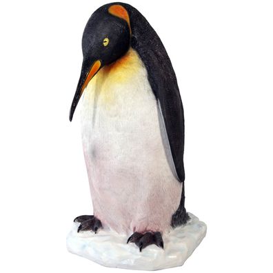Pinguin Pinguine Figur Statue Skulptur Dekofigur Arktis Königspinguin Deko Vogel Neu