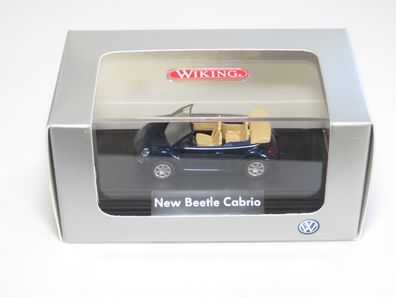 Wiking - New Beetle Cabrio - Schwarz - Plastikbox - HO - 1:87
