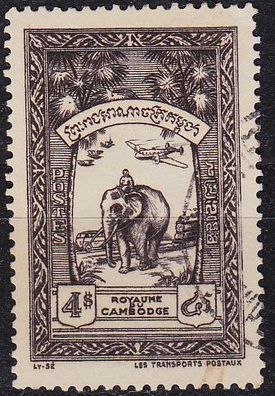Kambodscha Cambodia [1954] MiNr 0043 ( O/ used )