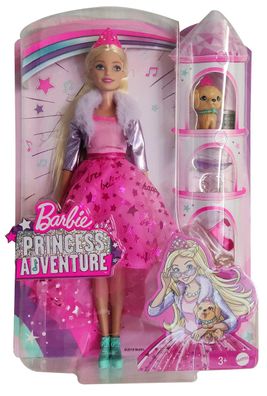 Mattel Barbie GML76 Barbie Prinzessinnen Abenteuer Puppe mit Accessoires Set für