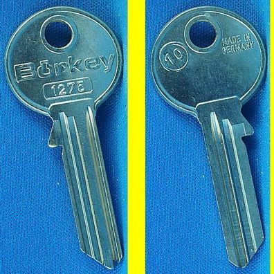 Schlüsselrohling Börkey 1275 Profil 10 für BKS Profilzylinder