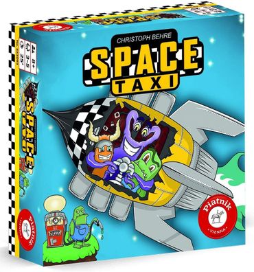 Piatnik 663093 Space Taxi Brettspiel Würfelspiel Alien Raumschiff Game