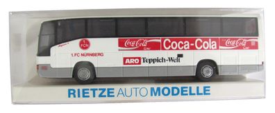 1. FC Nürnberg - Coca Cola & ARO Teppich Welt - MB O 404 RHD - Bus - Gebraucht
