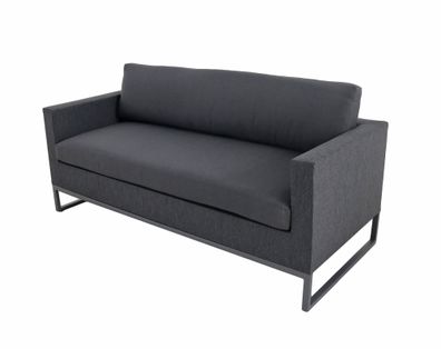 Garden Pleasure Sofa YARA Garten Möbel Lounge Sitzgruppe grau Garnitur Metall