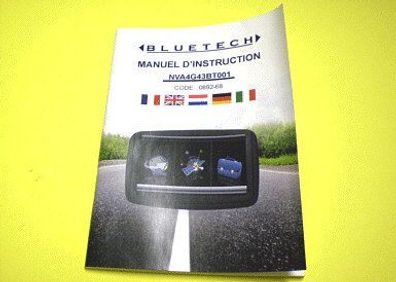 Bluetech NVA4G43BT001 Bedienungsanleitung Gebrauchsanweisung Handbuch Anleitung