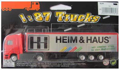 Karstadt Set Truck  Box  1:87 mit Tram Bahn 8 Fahrzeuge