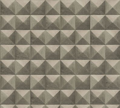 A.S. Création geometrisch Tapete Braun Papier 362751 Wand Skandinavisch nordisch