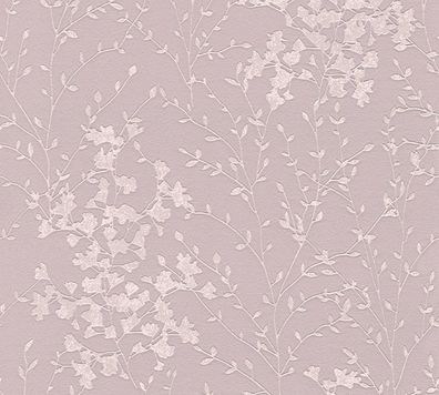A.S. Création Blumen Tapete Rosa Papier Tapete 360822 Wandtapete Modern Stuktur