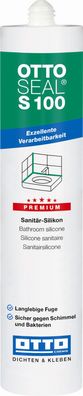 Premium-Sanitär-Silikon Ottoseal S 100 300 ml Für innen und außen an Wand und Boden