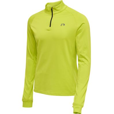 Hummel Herren Laufshirt Midlayer T-Shirt Shirt Sport Funktionsshirt Fitness Grün